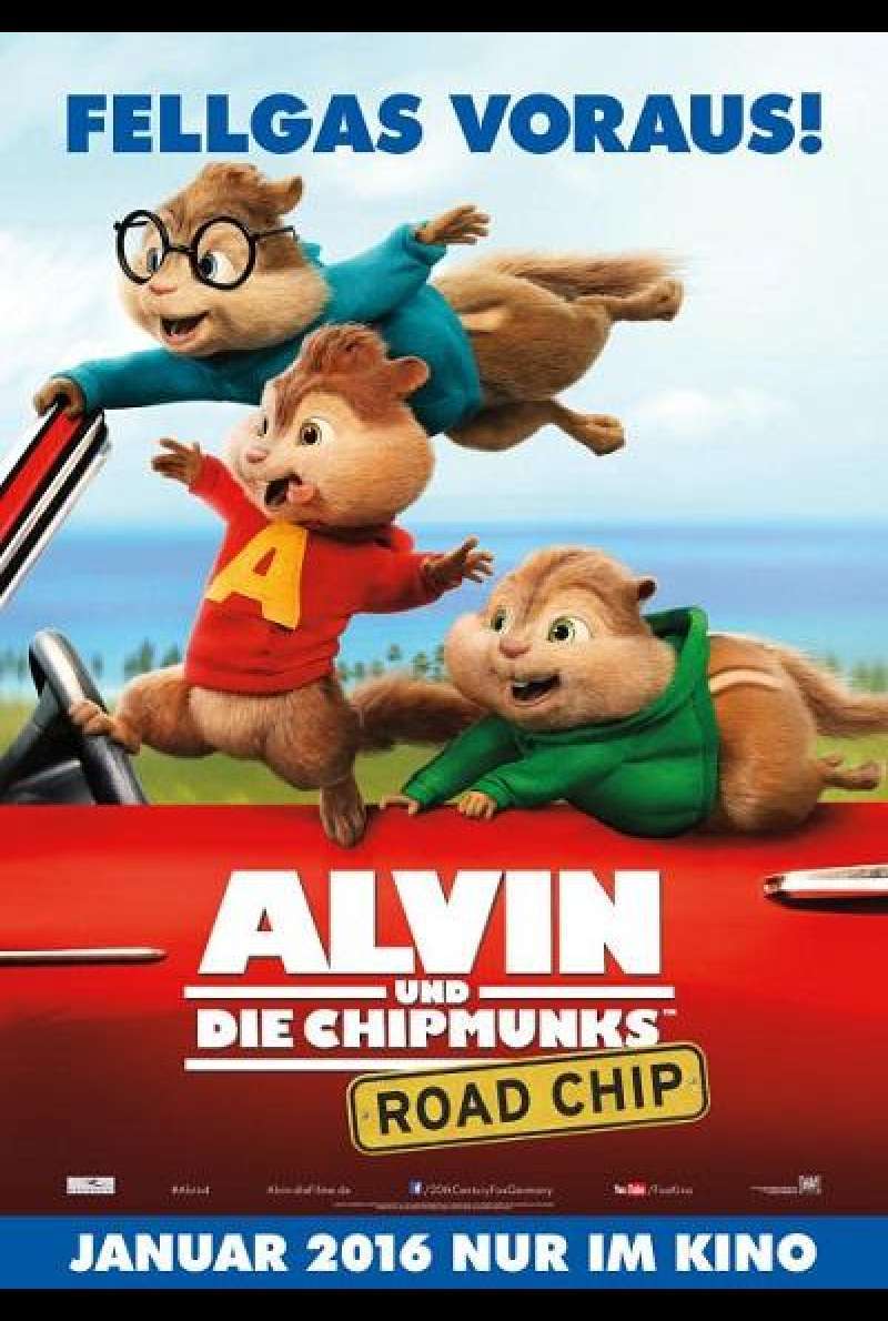 Alvin und die Chipmunks: Road Chip - Filmplakat