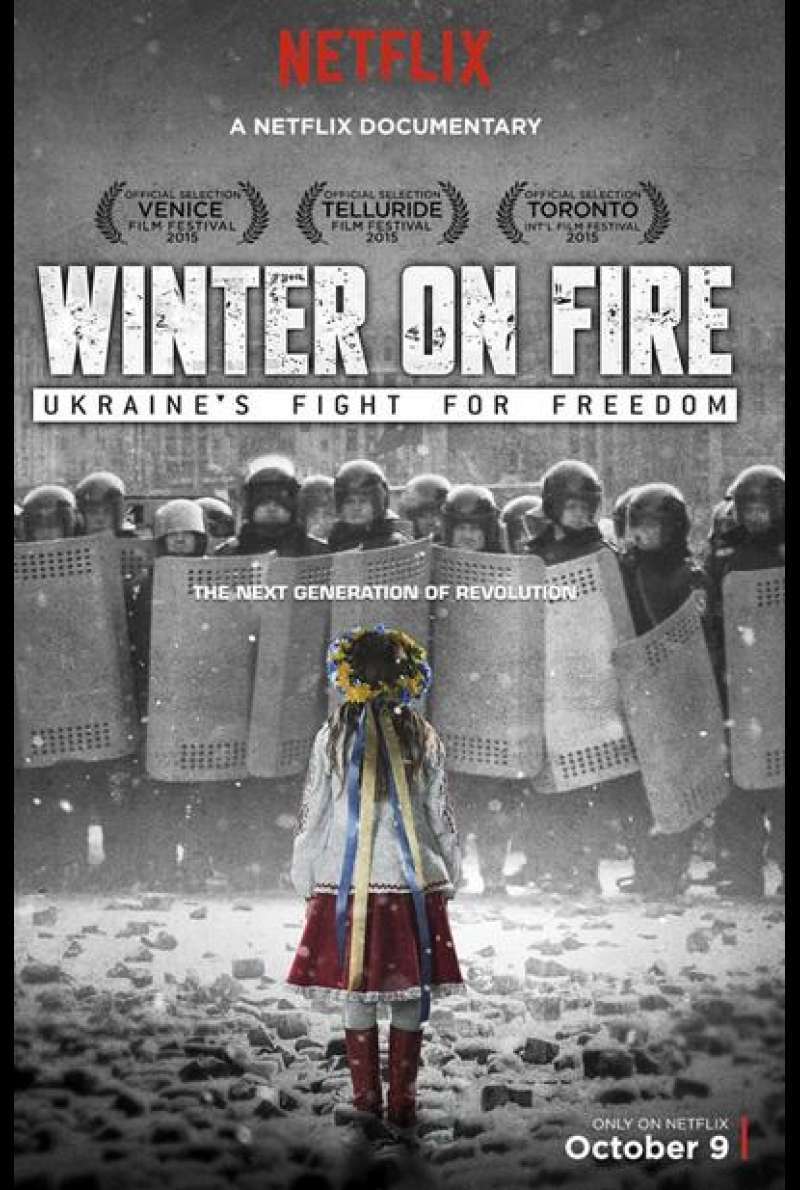 Winter on Fire: Ukraine's Fight for Freedom - Filmplakat (US)