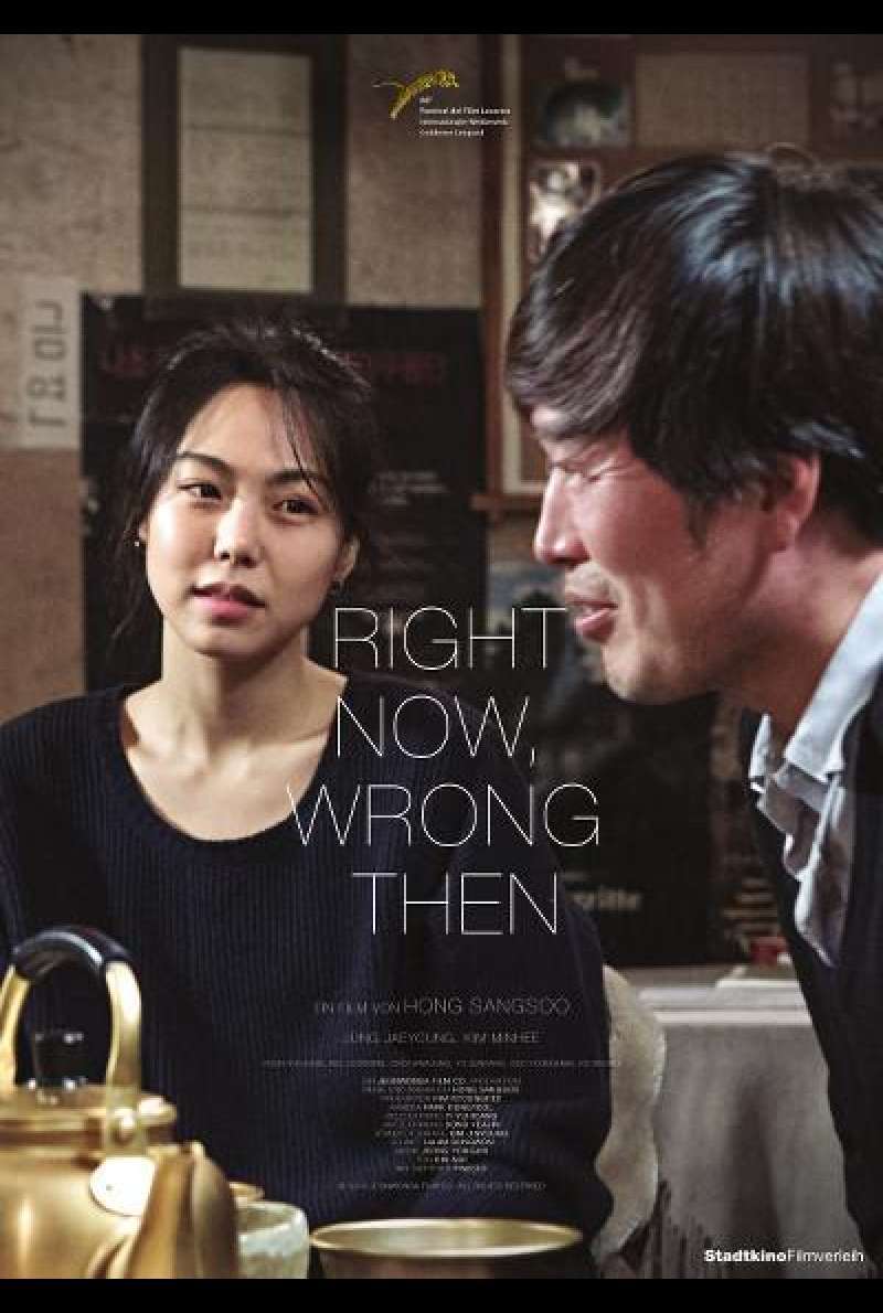 Right Now, Wrong Then von Hong Sang-soo - Filmplakat (AT)
