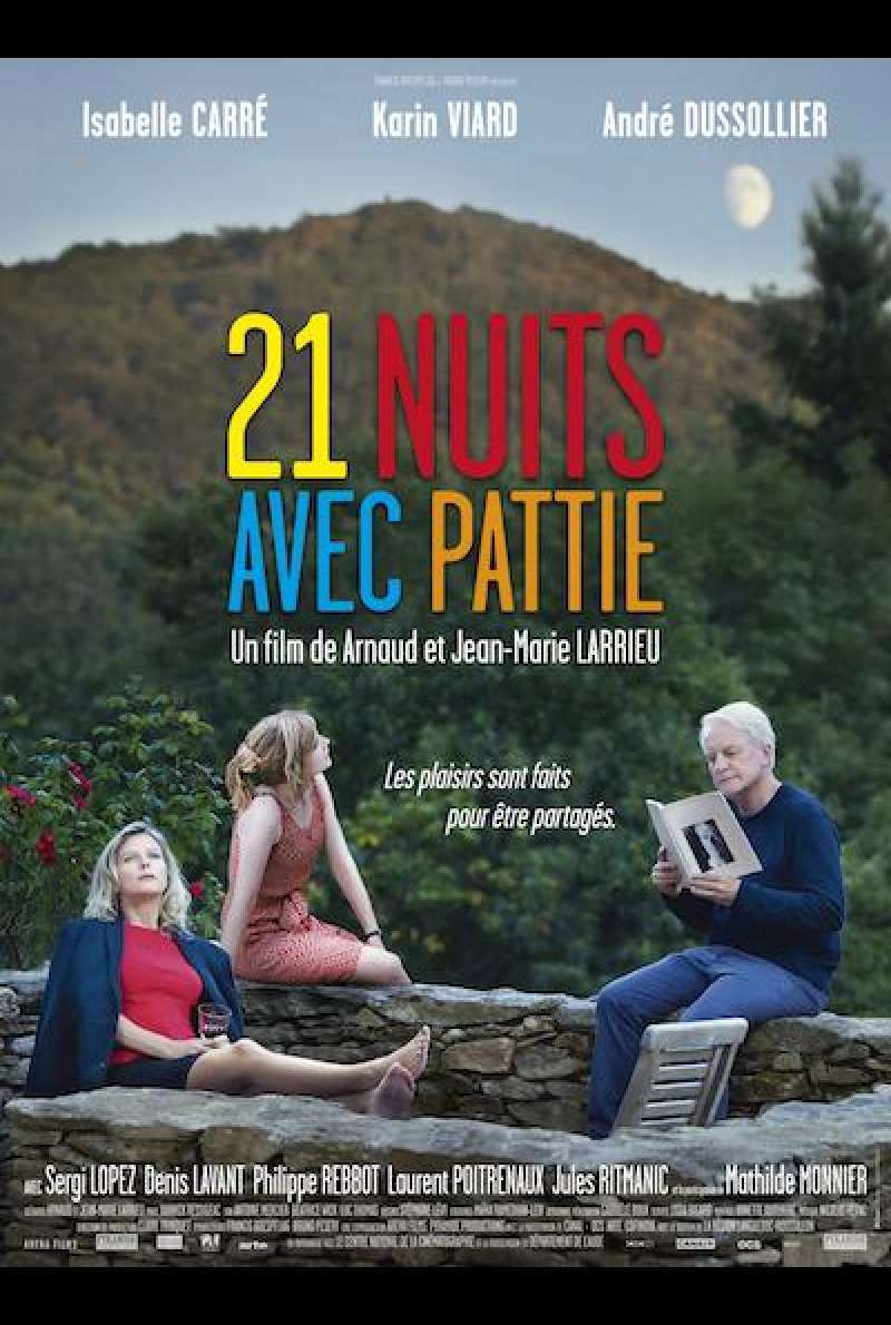 21 Nuits avec Pattie  von Arnaud und Jean-Marie Larrieu - Filmplakat (FR)