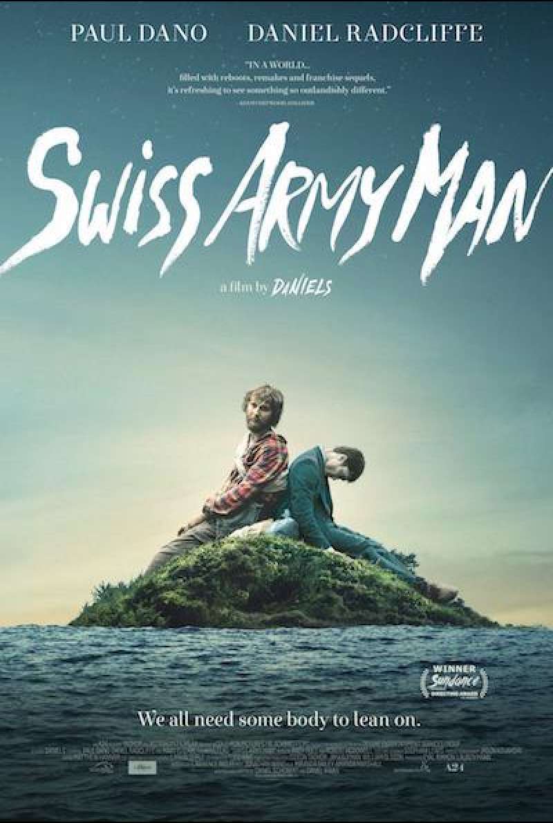 Swiss Army Man von Dan Kwan und Daniel Scheinert - Filmplakat