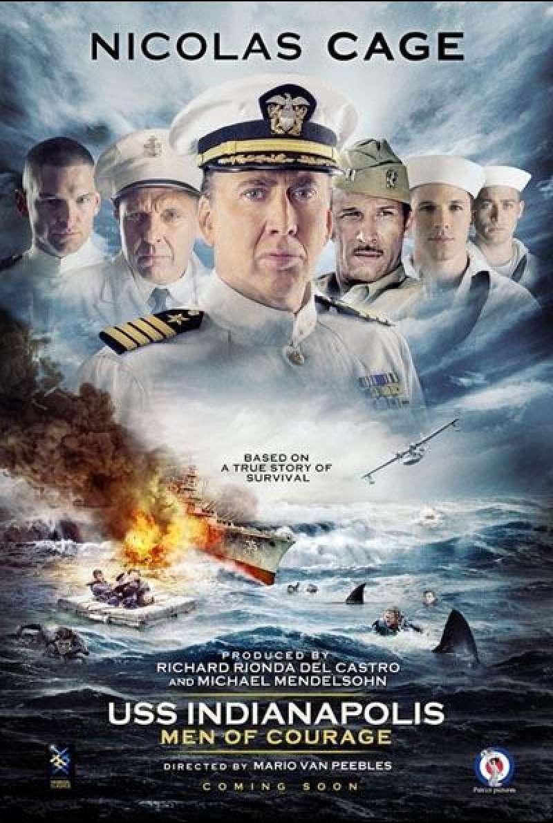 USS Indianapolis: Men of Courage von Mario Van Peebles - Filmplakat (INT)