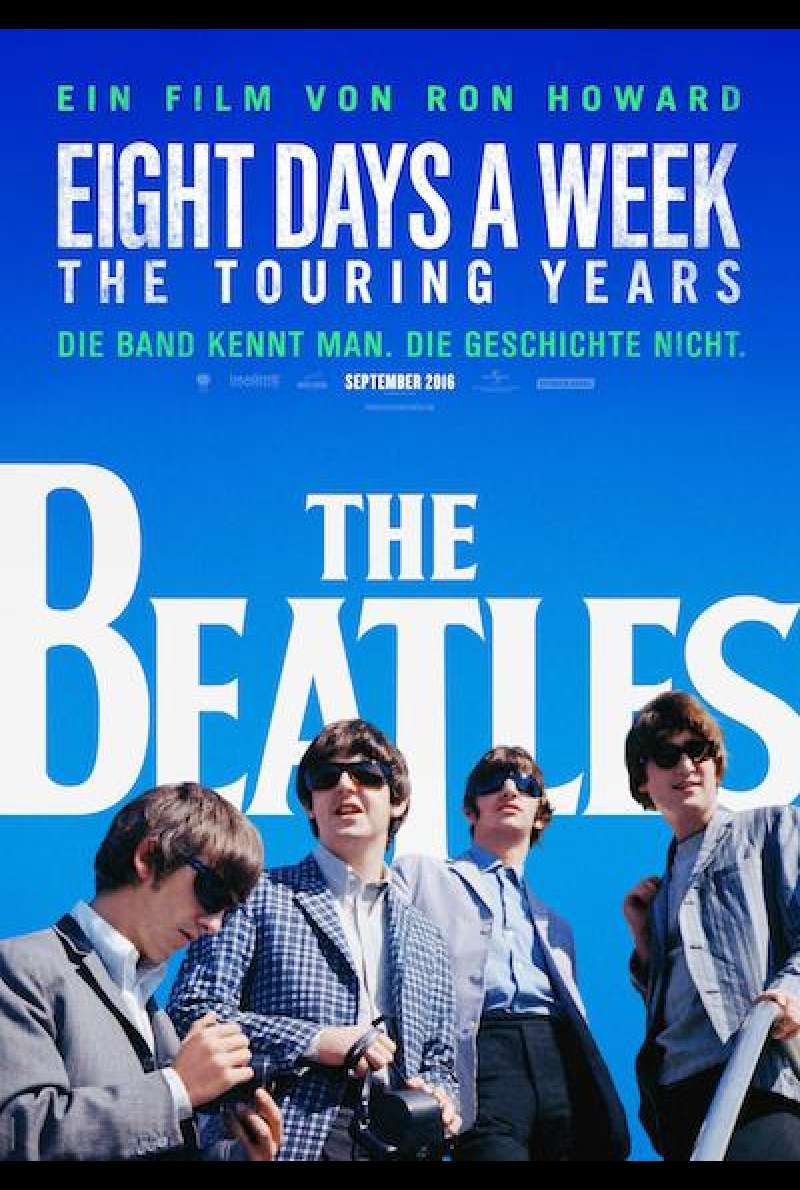 The Beatles: Eight Days a Week - The Touring Years von Ron Howard - Filmplakat