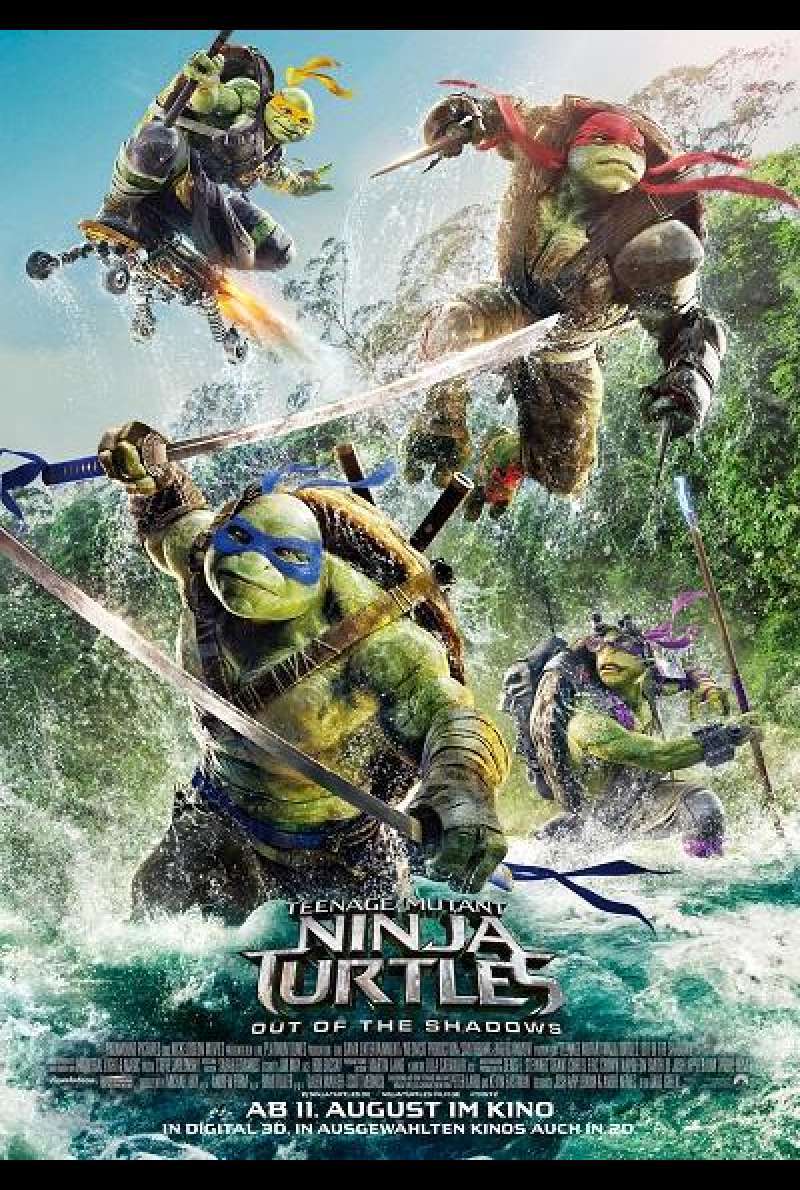 Teenage Mutant Ninja Turtles 2 - Filmplakat