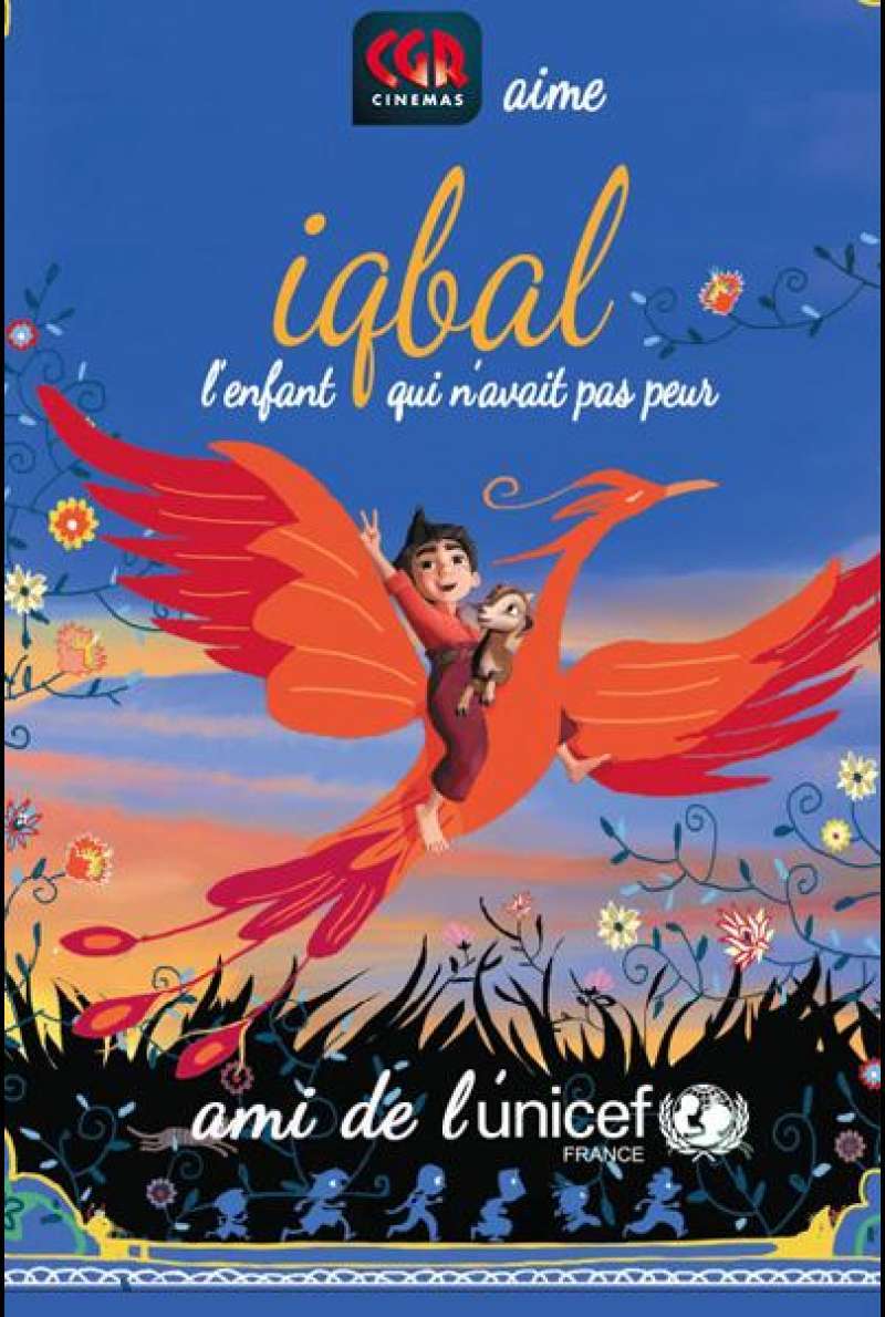 Iqbal, a Tale of a Fearless Child von Michel Fuzellier und Babak Payami - Filmplakat