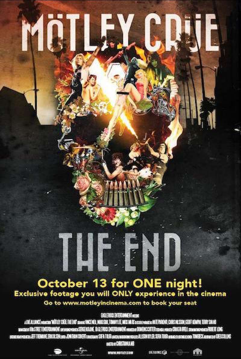 Mötley Crüe: The End - Filmplakat