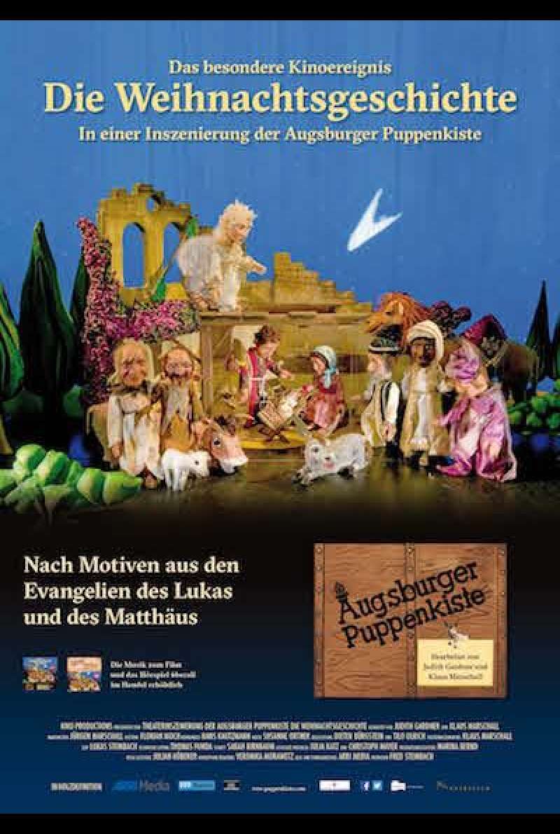 Die Weihnachtsgeschichte in einer Inszenierung der Augsburger Puppenkiste von Klaus Marschall -Filmplakat
