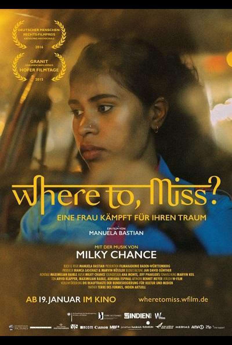 Where to, Miss? - Filmplakat