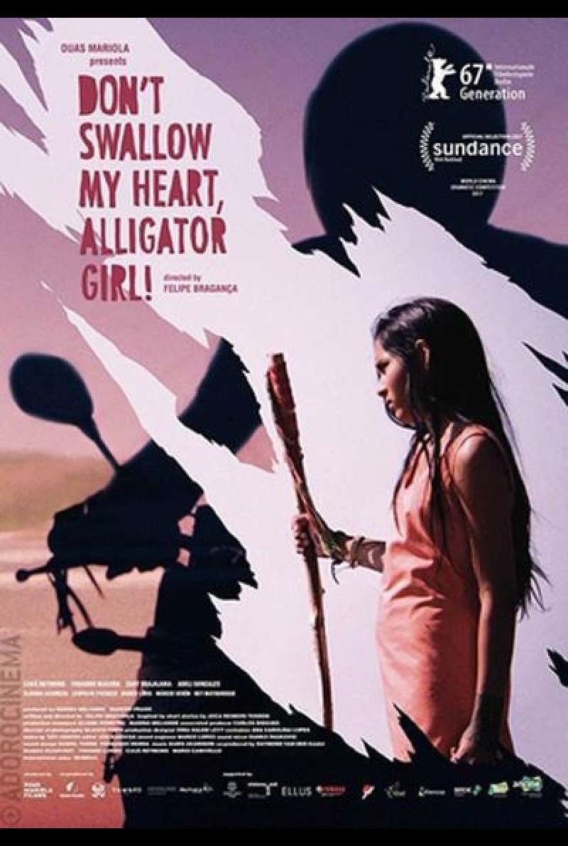 Don't Swallow My Heart, Alligator Girl! von Felipe Bragança - Filmplakat
