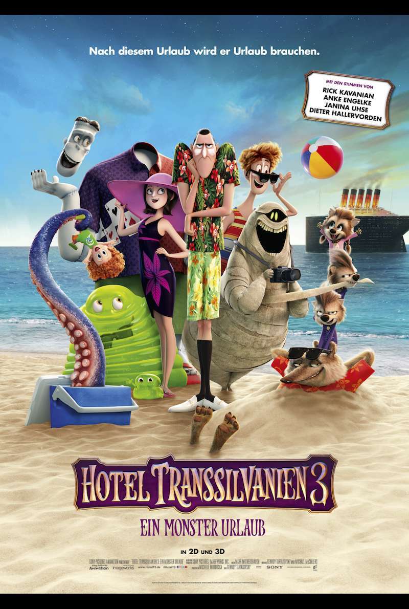 Hotel Transsilvanien 3 – Ein Monster Urlaub (2018) | Film, Trailer, Kritik