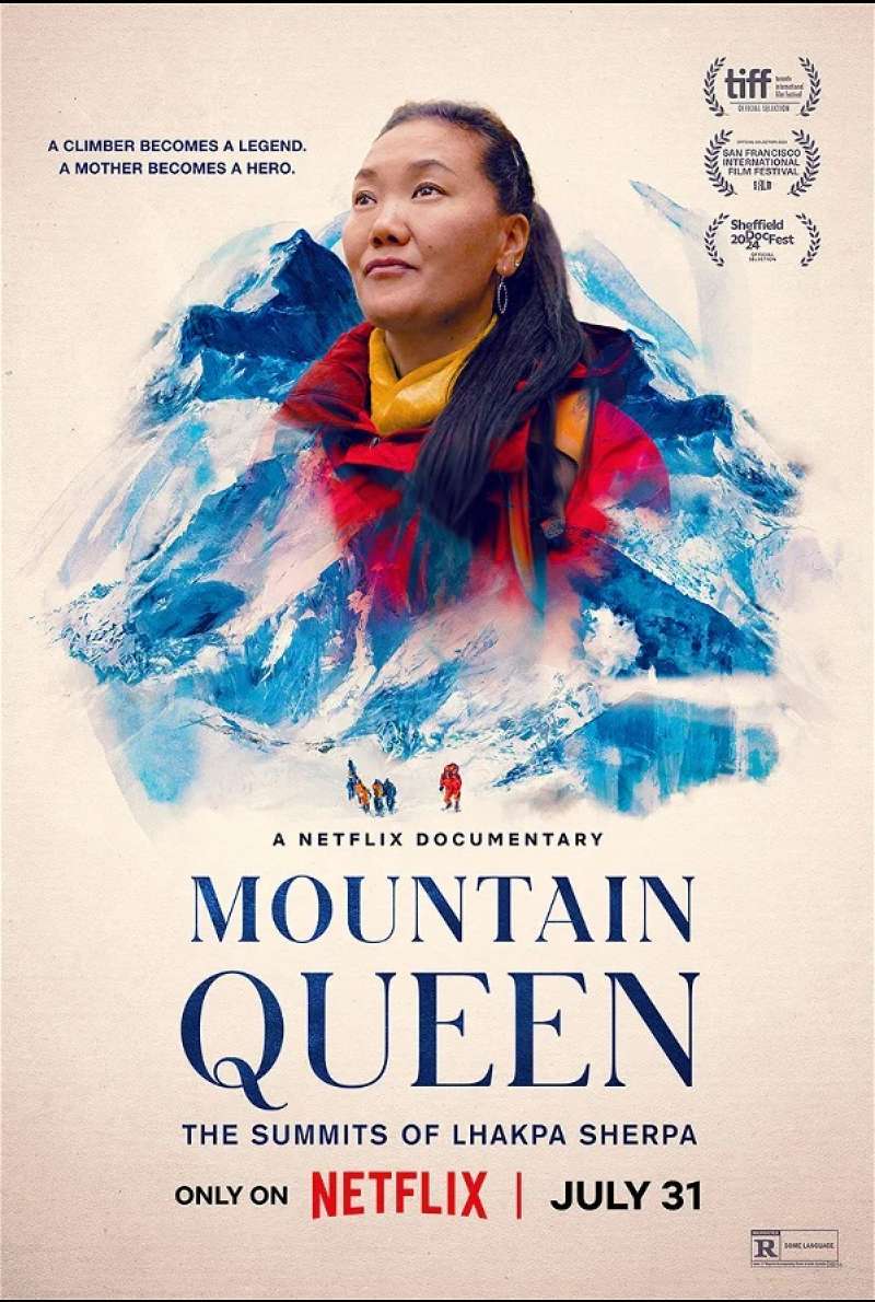 Filmstill zu Lhaka Sherpa, Königin der Berggipfel (2023) von Lucy Walker