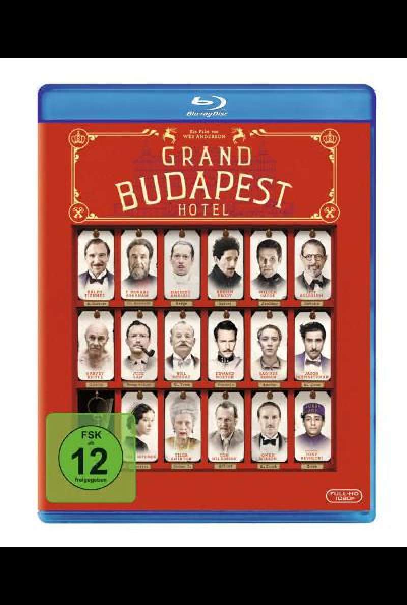 The Grand Budapest Hotel von Wes Anderson - Blu-ray Cover